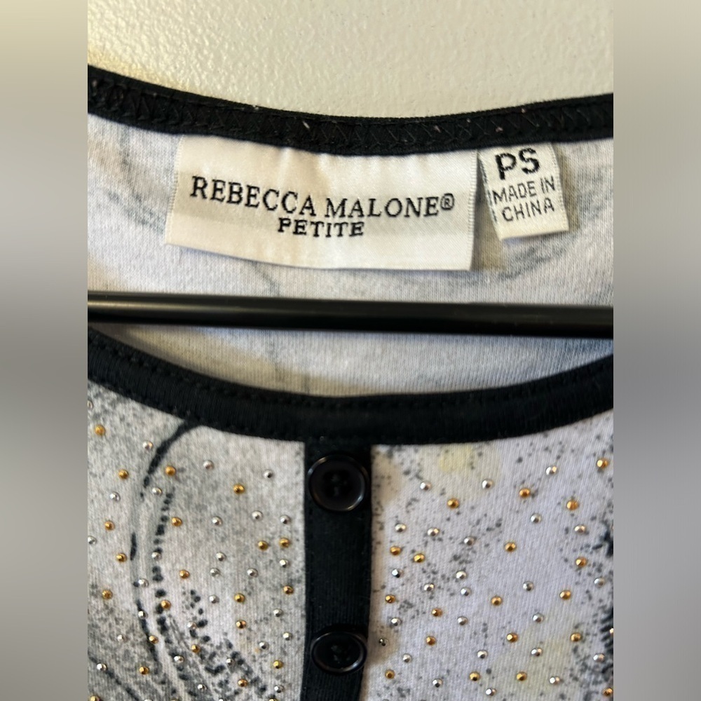 Rebecca Malone top with rhinestone details - Picture 4 of 4